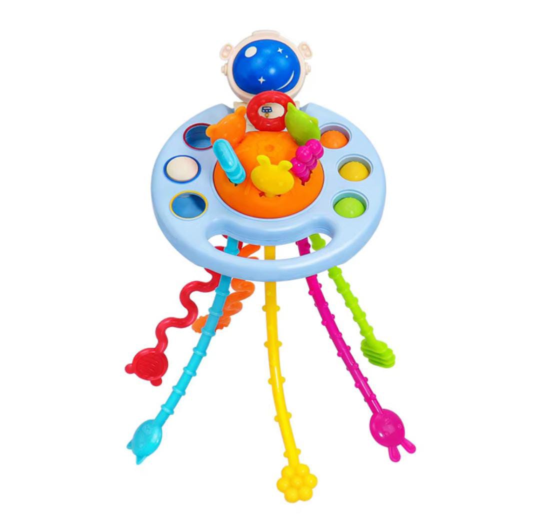 Sonajero Sensorial De Silicona Montessori