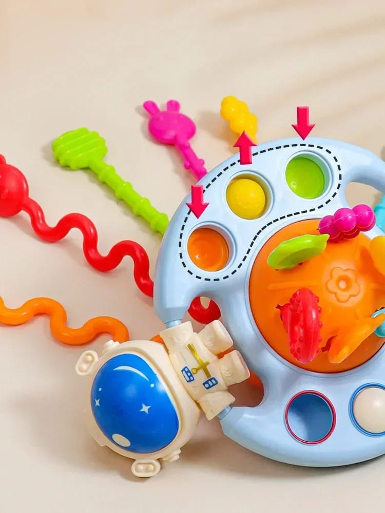Sonajero Sensorial De Silicona Montessori
