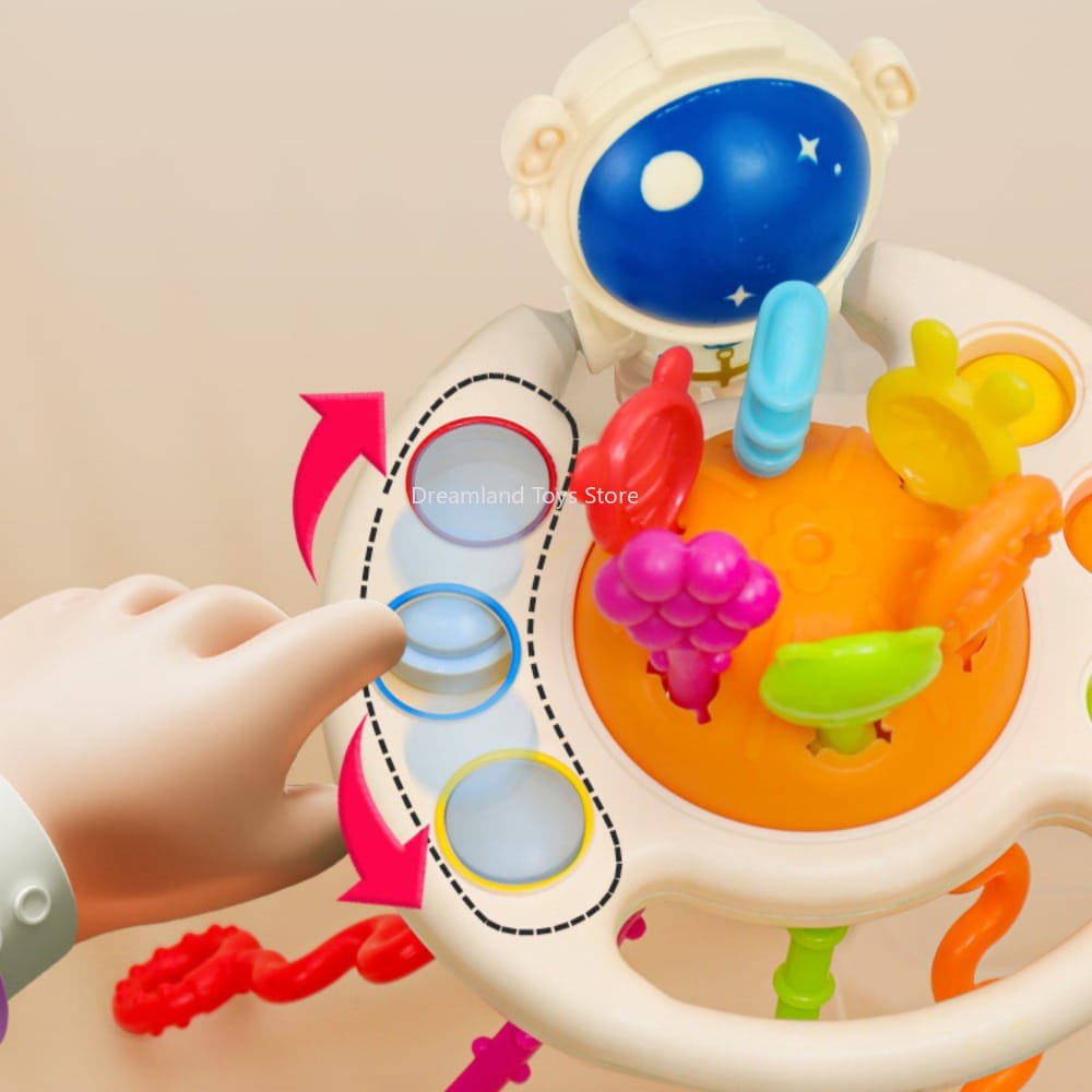 Sonajero Sensorial De Silicona Montessori