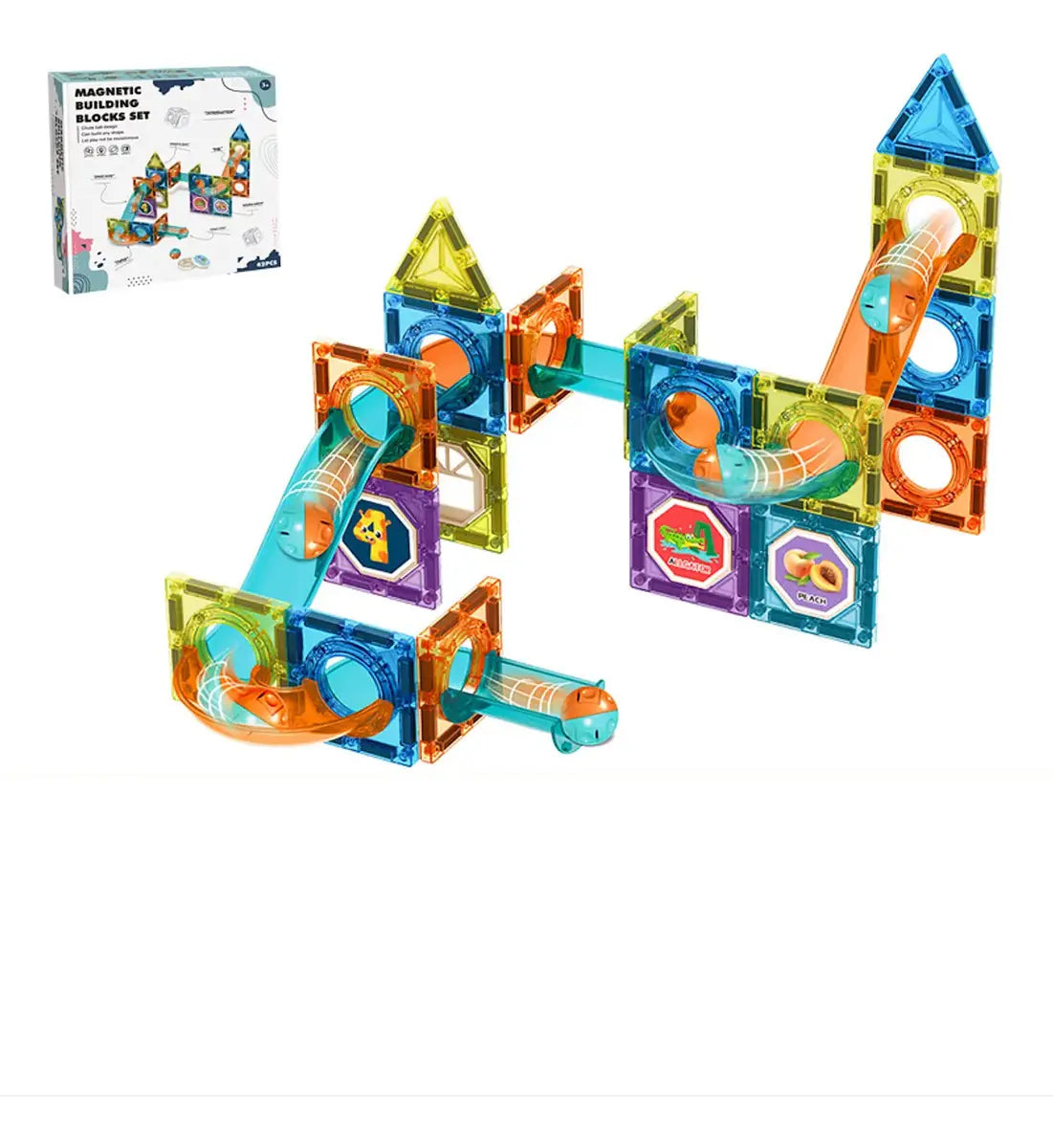 Juguete Magnetico Magnetic Diy Blocks 42
