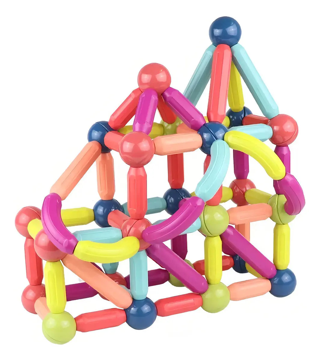 Juego Bloques Construccion Magneticos